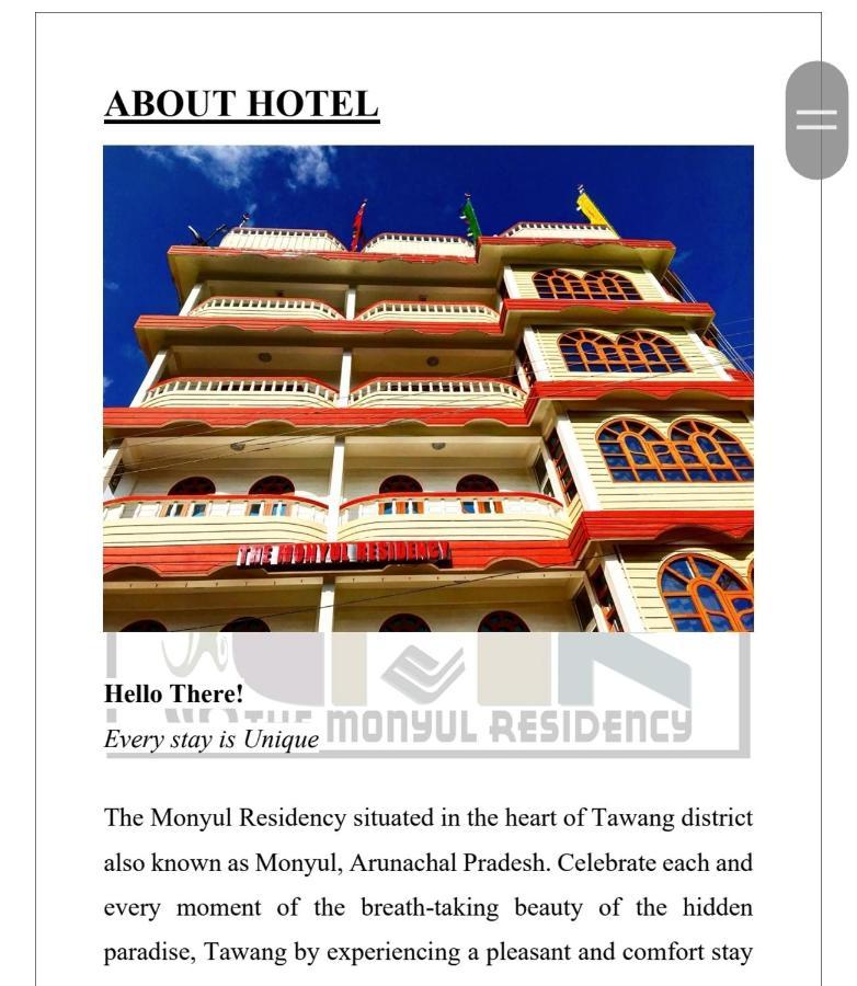 The Monyul Residency Hotel Tawang Exterior photo